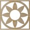 Ekena Millwork Blume Wood Fretwork Pierced Ceiling Medallion, Birch, 26"OD x 9"ID x 3/8"T CMWP26X26X0375BLBI - alternate 5